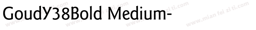 GoudY38Bold Medium字体转换